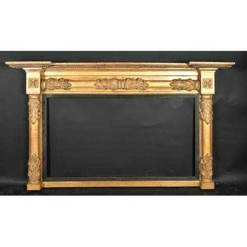 537 - Early 19th Century English School. An Overmantel (no glass), overall 38