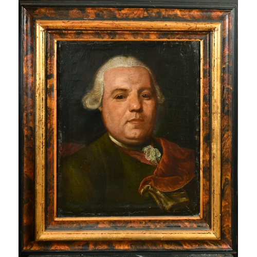 57 - Christian F Carl Kleeman (1735-1789) German. Portrait of a Man aged 42, Oil on canvas, Inscribed 'MA... 