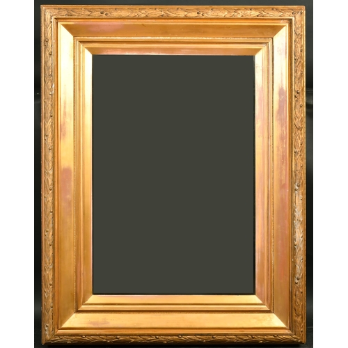 475 - 19th Century English School. A Gilt Composition Frame with inset glass, rebate 30