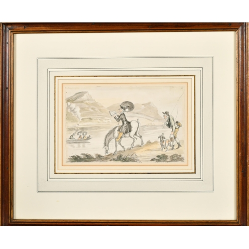 11 - Manner of Thomas Rowlandson (1756-1827) British. A Sermon, Watercolour, 4.4