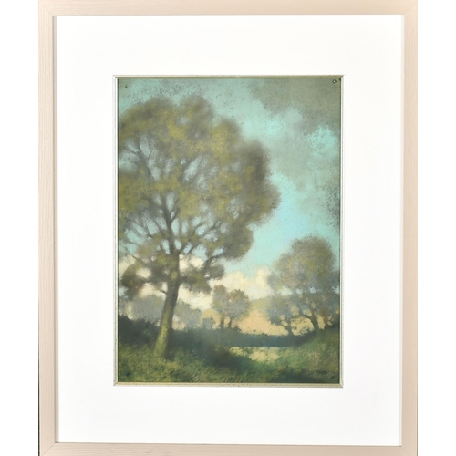 268 - Henry Taylor Wyse (1870-1951) British. An Evening Landscape, Pastel, Signed, 15