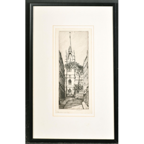 325 - Early 20th Century English School. 'Winchester Cathedral', Etching, 6