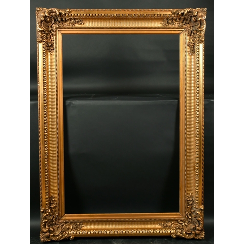 452 - 19th Century European School. A Gilt Composition Frame, with swept corners, rebate 40