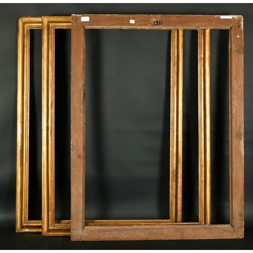 456 - 19th Century Italian School. A Set of Three Gilt Composition Frames, rebate 38.5