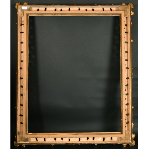 462 - 20th Century English School. A Carved Giltwood Frame, with swept and pierced centres and corners, re... 