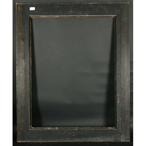 466 - Early 20th Century European School. A Fine Simulated Tortoiseshell and Darkwood Frame, rebate 34