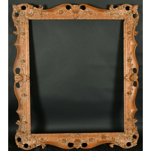 471 - Late 18th Century English School. A Stripped Carved Wood Frame, with swept and pierced centres and c... 