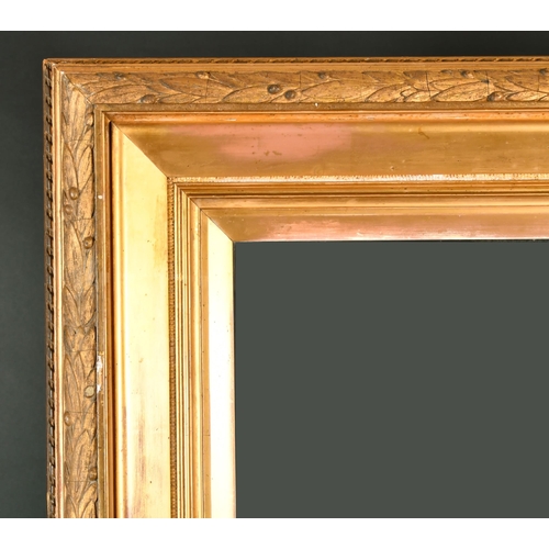 475 - 19th Century English School. A Gilt Composition Frame with inset glass, rebate 30