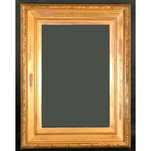 475 - 19th Century English School. A Gilt Composition Frame with inset glass, rebate 30