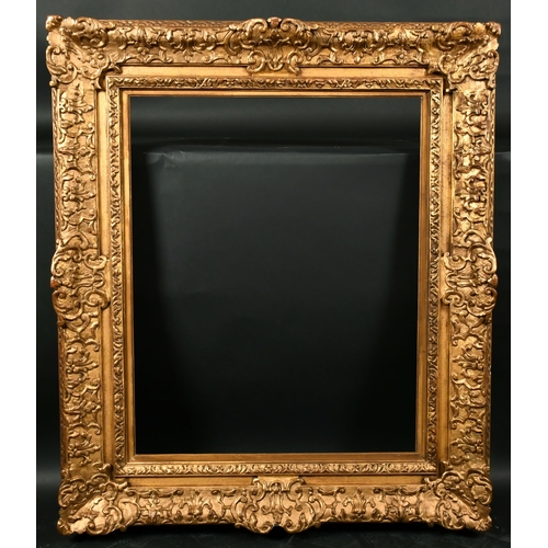 476 - 19th Century English School. A Gilt Composition Frame, with swept centres and corners, rebate 29.75