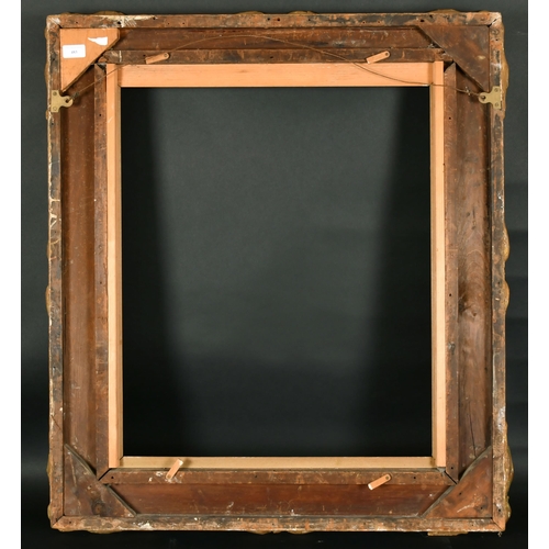 483 - 19th Century English School. A Gilt Composition Frame with swept centres and corners, rebate 25.5