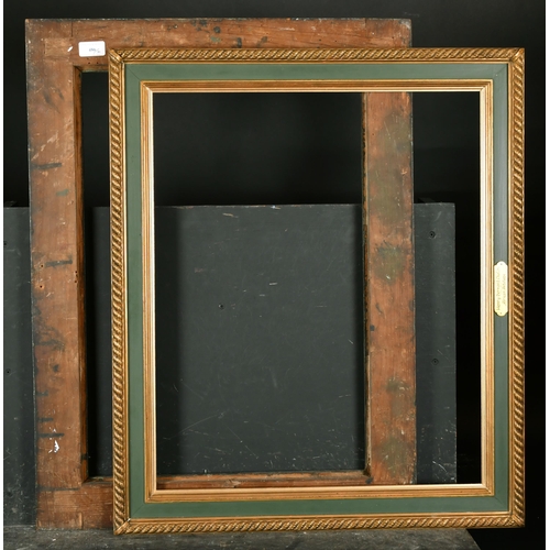 486 - Late 18th Century Spanish School. A Painted Marbleized Frame, rebate 24.25