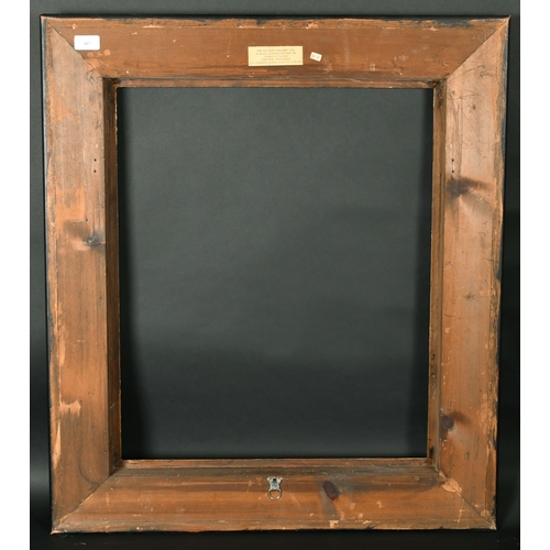 487 - 20th Century English School. A Gilt and Black Carved Wood Frame, rebate 24