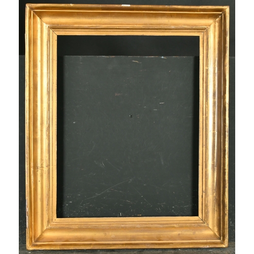 495 - 19th Century English School. A Gilt Hollow Frame, rebate 18.5