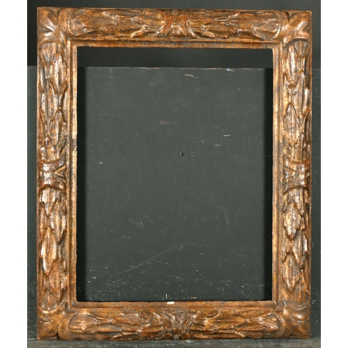 497 - Late 18th Century Italian School. A Carved Giltwood Frame, rebate 18