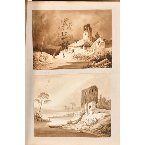 96 - 19th Century English School. An Extensive Mountainous Landscape, Watercolour, 8.75