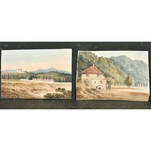 96 - 19th Century English School. An Extensive Mountainous Landscape, Watercolour, 8.75