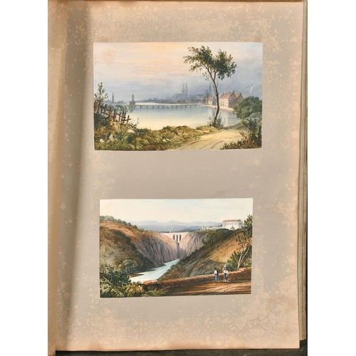 96 - 19th Century English School. An Extensive Mountainous Landscape, Watercolour, 8.75