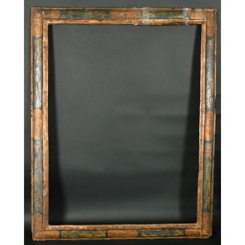 467 - 17th Century Italian School. A Gilt and Painted Frame, rebate 33