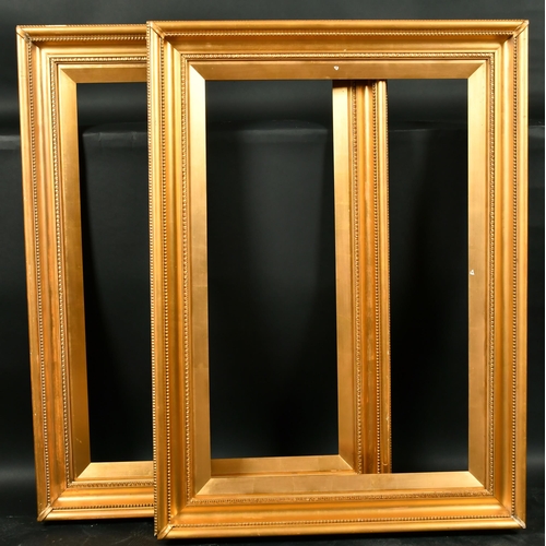 468 - Late 19th Century English School. A Pair of Gilt Composition Frames, rebate 30