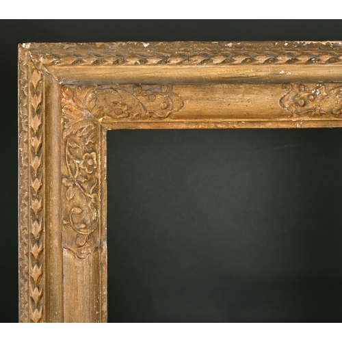 470 - Late 18th Century English School. A Craved Giltwood Frame, with Lely panels, rebate 31