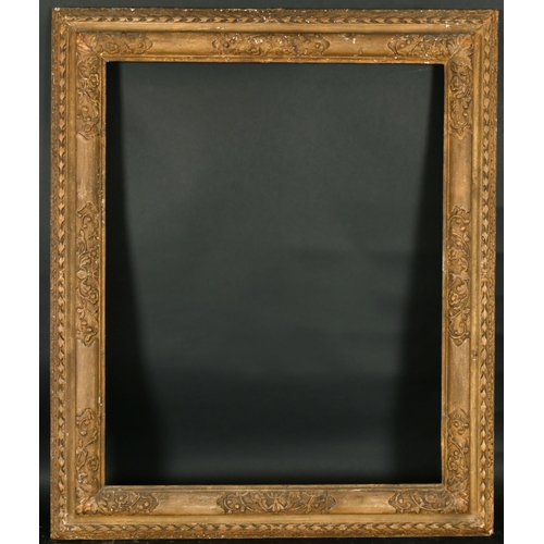 470 - Late 18th Century English School. A Craved Giltwood Frame, with Lely panels, rebate 31