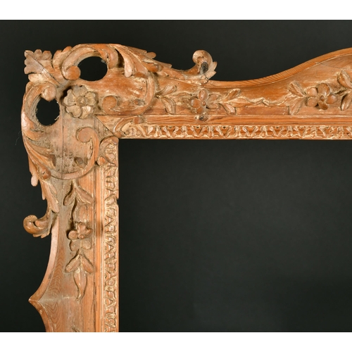 471 - Late 18th Century English School. A Stripped Carved Wood Frame, with swept and pierced centres and c... 