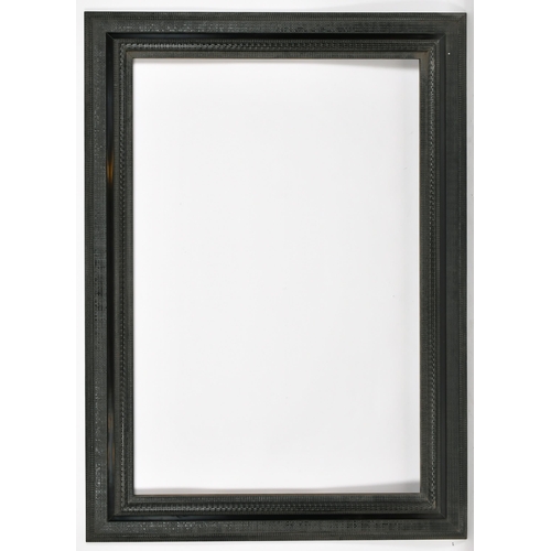 274 - John Davies Framing. A Fine Pair of Reproduction Dutch Black Ripple Frames, rebate 60