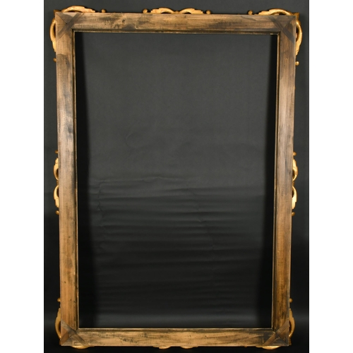 276 - John Davies Framing. A Reproduction Carved Giltwood Chippendale Style Frame, with swept and pierced ... 