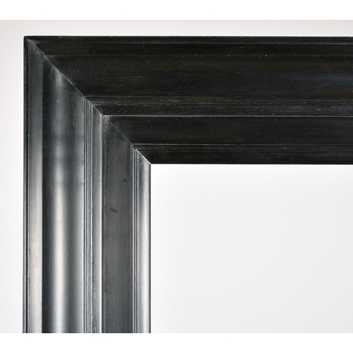 278 - John Davies Framing. A Reproduction Dutch Black Frame, rebate 57.5