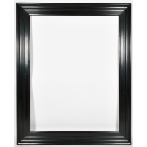 278 - John Davies Framing. A Reproduction Dutch Black Frame, rebate 57.5