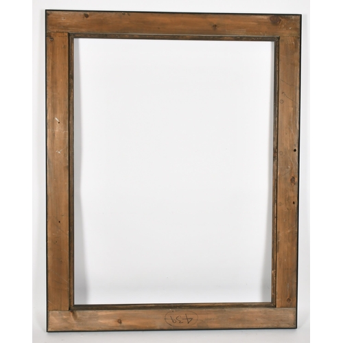 278 - John Davies Framing. A Reproduction Dutch Black Frame, rebate 57.5