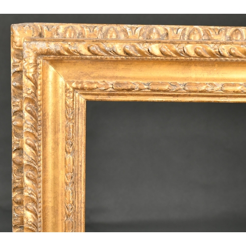 281 - John Davies Framing. A Reproduction Carved Giltwood Gadrooned Carlo Frame, rebate 46.5