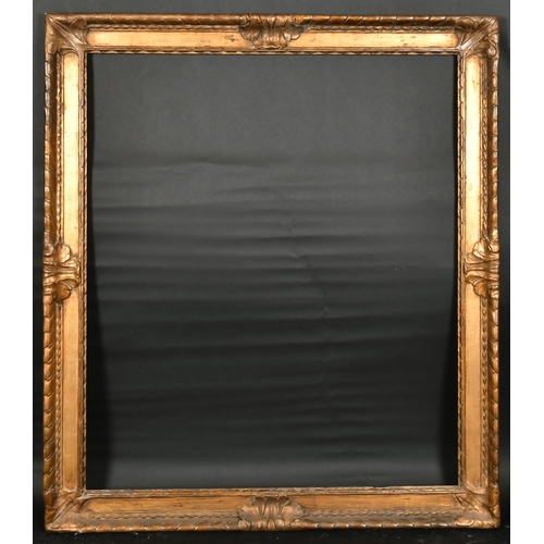 287 - 18th Century Italian School. A Carved Giltwood Cassetta Frame, rebate 43