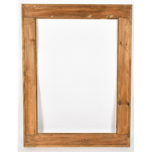 291 - John Davies Framing. A Reproduction Black and Gold Cassetta Frame, rebate 40.25