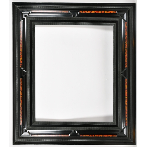 292 - John Davies Framing. A Reproduction Darkwood Diamond Copen Frame, rebate 40