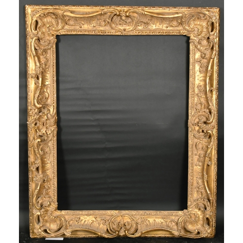 299 - 18th Century French School. A Carved Giltwood Louis XV Frame, with swept and pierced centres and cor... 