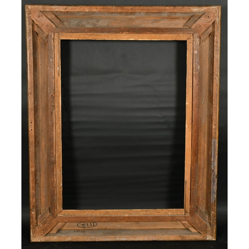 303 - 19th Century French School. A Gilt Composition Barbizon Frame, with a later slip, rebate 36.25