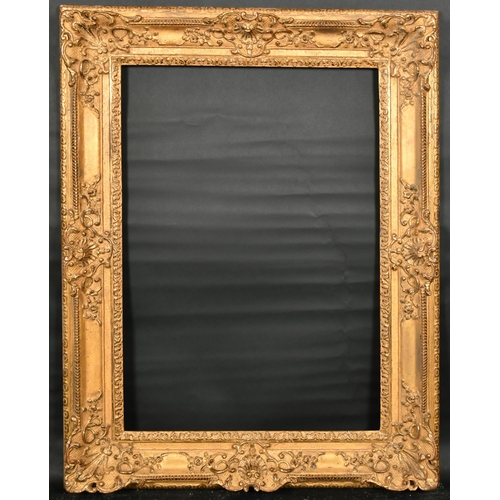 307 - 19th Century French School. A Carved Giltwood Louis XIV Style Giltwood Frame, with swept centres and... 