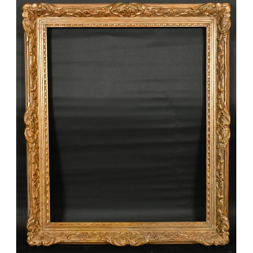 309 - 19th Century French School. A Carved Giltwood and Painted Louis XV Style Frame, with swept centres a... 