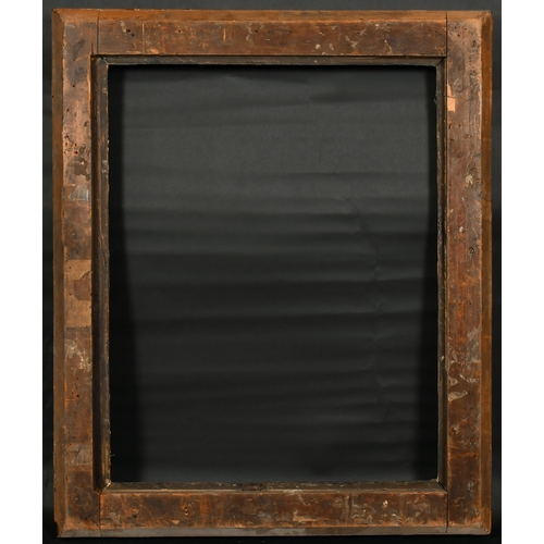 311 - Early 18th Century French School. A Carved Giltwood and Painted Louis XIV Frame, rebate 32