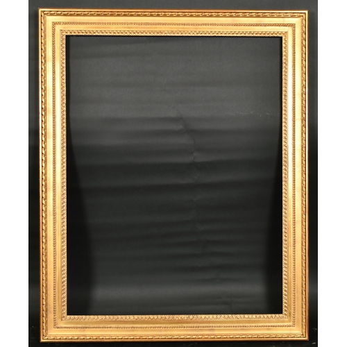 312 - John Davies Framing. A Reproduction Carved Giltwood Rope Design Neoclassical Frame, rebate 32