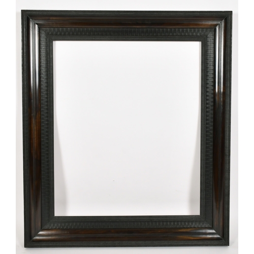 328 - John Davies Framing. A Reproduction Darkwood Ruisdael Ripple Frame, rebate 30.5