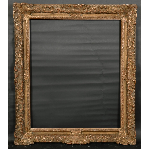 333 - Early 20th Century English School. A Carved Giltwood and Painted Louis XIV Style Frame, with swept c... 