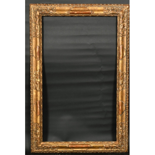 341 - 18th Century English School. A Carved Giltwood Canaletto Frame, rebate 29.5