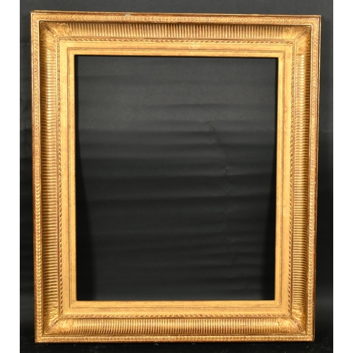 342 - Early 20th Century European School. A Gilt Composition Fluted Neoclassical Frame, rebate 29