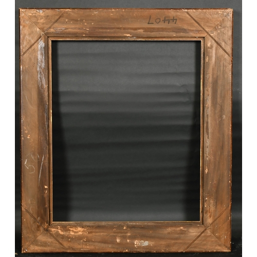 342 - Early 20th Century European School. A Gilt Composition Fluted Neoclassical Frame, rebate 29