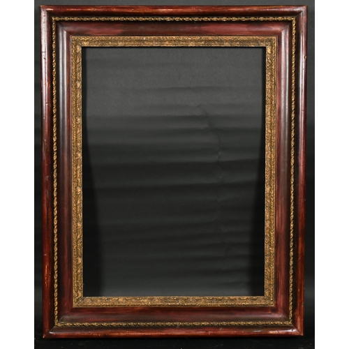 347 - John Davies Framing. A Reproduction Carved Giltwood and Painted Scotia Frame, rebate 28.25