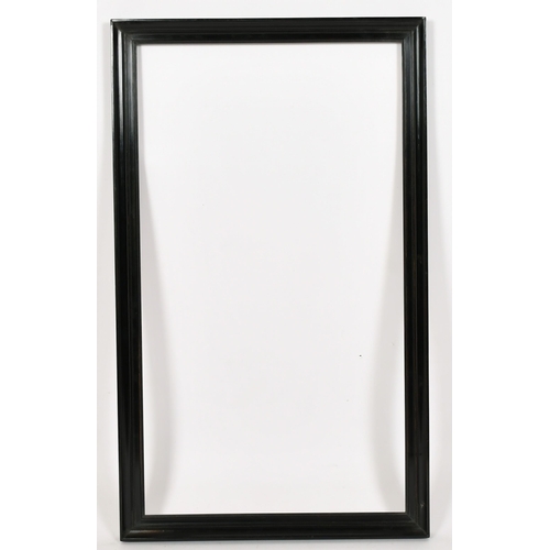 348 - John Davies Framing. A Reproduction Dutch Style Ebony Drawing Frame, rebate 27.5