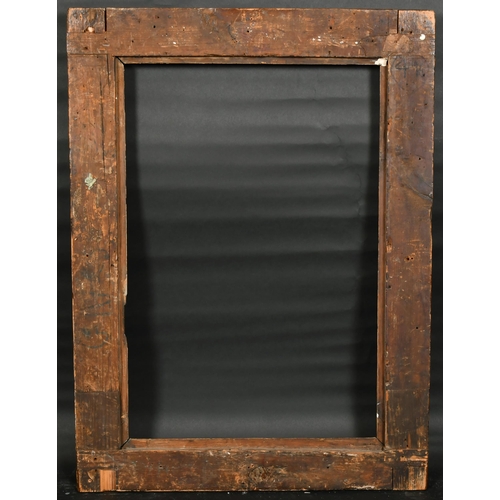 351 - 18th Century Italian School. A Carved Giltwood Leaf Ogee Frame, rebate 27